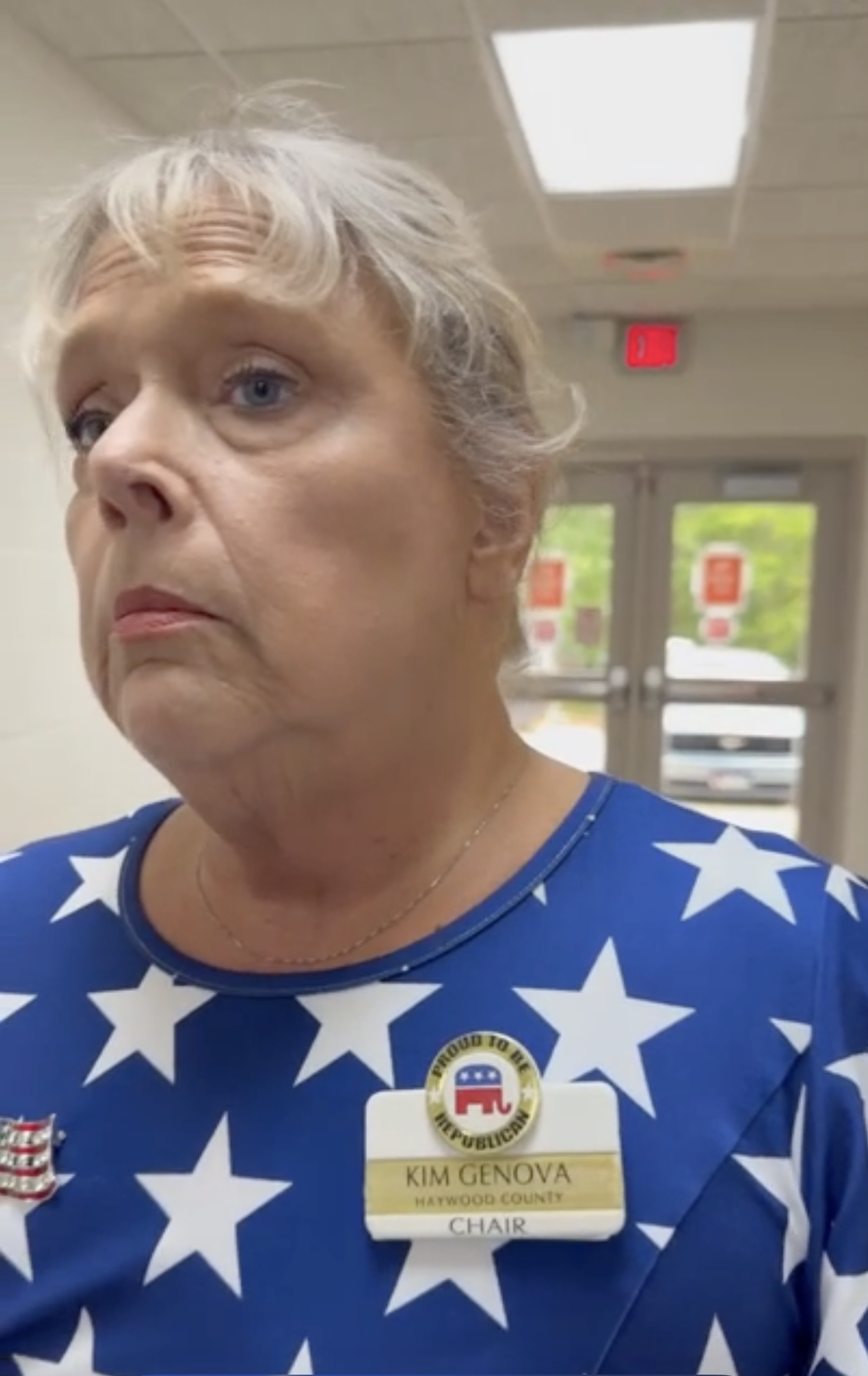 Kim Genova, chair of the Haywood County Republican Party
